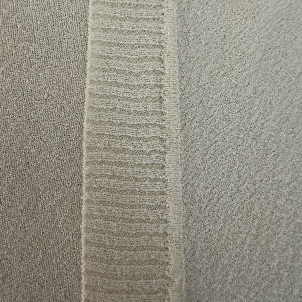 White Stag XL "2 in 1" sweater set. Cream color with longer length cardigan. - Picture 6 of 9